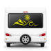 Sun, Sea and Mountain-Themed Caravan Sticker – Outdoor Vehicle Graphics