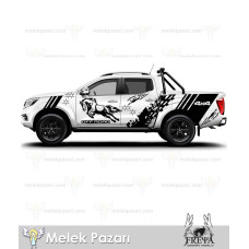 Horse Off-Road Sticker. Horse Pick-up Side Panel Sticker. Off-Road Decals Horse Off-Road Sticker. Horse Pick-up Side Panel Sticker. Off-Road Decals