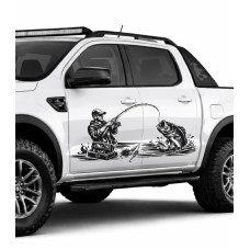 Fishing Car Sticker Fishing Car Sticker