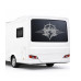 Compass Landscape Caravan Sticker