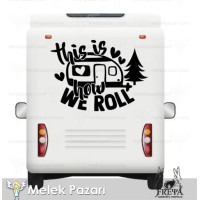 Das ist unser Stil: Campervan-Aufkleber. Campervan-Aufkleber