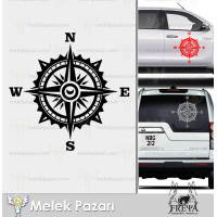 Pusula Off-Road Caravan Sticker. Pusula Caravan Decal