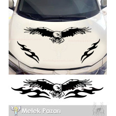 Kartal and Tribal Alev Car Stickers, Car Bonnet and Windscreen Stickers