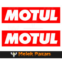 2 autocollants Motul Oil pour vélo et voiture 2 autocollants Motul Oil pour vélo et voiture