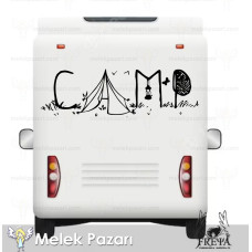 Camp Nature Caravan-Aufkleber