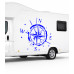 Compass Off-road, Camping, Caravan Sticker 1698