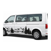 Mountain Scenery Off-Road, Campervan Sticker