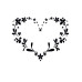 Flower Heart Wall Sticker