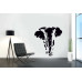 Elephant Silhouette Wall Sticker