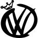 Adesivo per auto King con logo Volkswagen