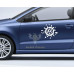 Volkswagen Logo Bouncing Car Sticker Volkswagen Logo Bouncing Car Sticker