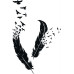 Birds Flying Away Wall Sticker