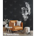 Autocollant mural Bouddha pour yoga et fitness