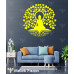 Buddha Tree Meditation Yoga Wall Sticker