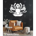 Lotusblume-Meditations-Yoga-Wandaufkleber