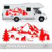 Autocollant ours, forêt, montagne, nature, paysage, tout-terrain, camping, caravane Autocollant ours, forêt, montagne, nature, paysage, tout-terrain, camping, caravane