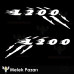 Mitsubishi L200 Off-road Claw Print Car Sticker Mitsubishi L200 Off-road Claw Print Car Sticker