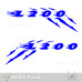 Mitsubishi L200 Off-road Claw Print Car Sticker Mitsubishi L200 Off-road Claw Print Car Sticker