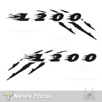 Mitsubishi L200 Off-road Claw Print Car Sticker