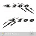 Mitsubishi L200 Off-road Claw Print Car Sticker Mitsubishi L200 Off-road Claw Print Car Sticker