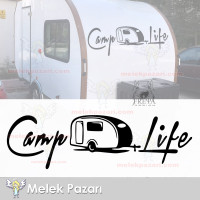 Vida de campamento, pegatina de caravana, pegatina de caravana Vida de campamento