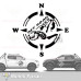 4x4 Off-Road Compass Car Sticker, Car Sticker 4x4 Off-Road Compass Car Sticker, Car Sticker
