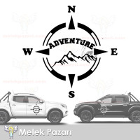 Aventura, todoterreno – pegatinas para autocaravanas y coches