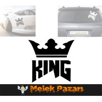 King Car Sticker