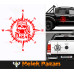 Dakar Compass Off-Road Car Sticker Dakar Compass Off-Road Car Sticker