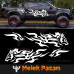 „Tribal Wolf“-Autoaufkleber „Tribal Wolf“-Autoaufkleber