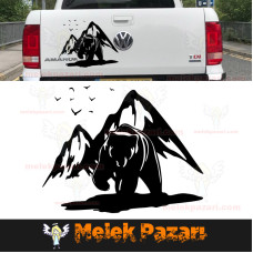 Bear Mountain Landscape Car Sticker Bear Mountain Landscape Car Sticker