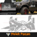 Adesivo per auto Crocodile 4x4 fuoristrada