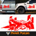 Adesivo per auto Crocodile 4x4 fuoristrada