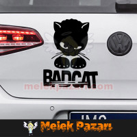 Pegatina para coche Gato malo, gato travieso Pegatina para coche Gato malo, gato travieso