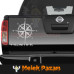 Compass Car Sticker Compass Car Sticker