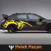 Autocollant de voiture tribal sportif pour garde-boue