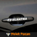 Hyundai Elentra Door Handle and Wheel Sticker