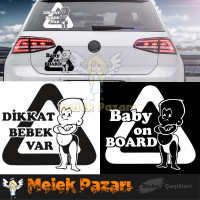 Baby On Board – Caution: Baby on Board Car Sticker