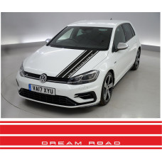 Text and Logo Car Sticker