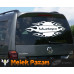 Custom Text, Tribal Car Sticker