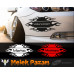 Custom Text, Tribal Car Sticker