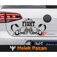 Fight Martial Arts Gym Car Sticker Fight Martial Arts Gym Car Sticker