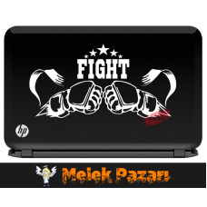 Fight Martial Arts Gym Laptop Sticker