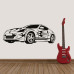 Porsche Car Wall Sticker