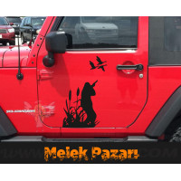 Duck and Goose Hunter Car Sticker