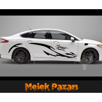 Autocollant de voiture Tribal Alev Sport. Décalcomanie pour voiture