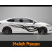 Car Side Flame Sticker Car Side Flame Sticker