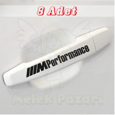 BMW Performance Door Handle and Wheel Sticker, Car Sticker BMW Performance Door Handle and Wheel Sticker, Car Sticker