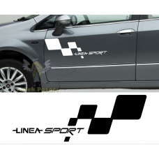 Autocollant de voiture sport Fiat Linea Autocollant de voiture sport Fiat Linea