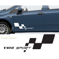 Autocollant de voiture sport Fiat Autocollant de voiture sport Fiat